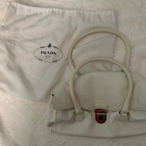 White Prada Purse